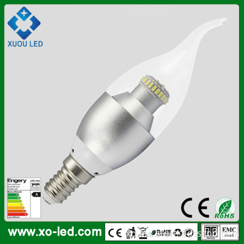 High Power 6W E14 530lm SMD 3014 LED Candle Bulb